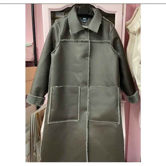 Anthropologie Kerry Reversible Faux Fur Coat NWT - L and XL - Picture 10 of 15